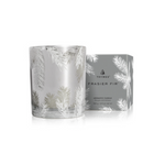 Thymes Frasier Fir Statement Poured Candle with fresh evergreen fragrance in an elegant decorative vessel, available at Be Charmed.