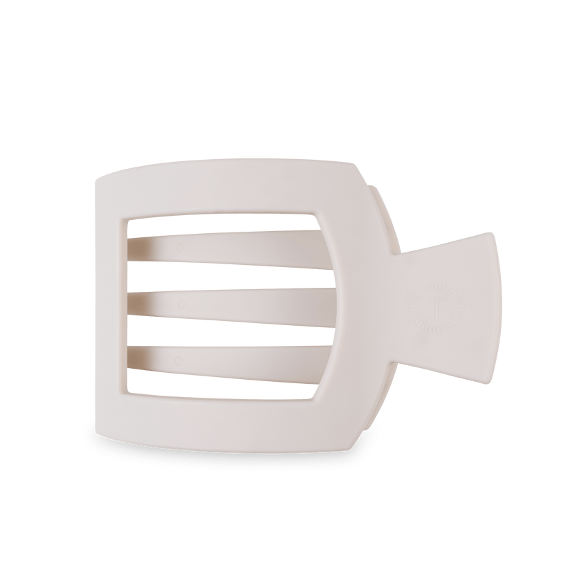 Toasted Flat Square Hair Clip with bendable teeth and sleek strong hold—available at Be Charmed.