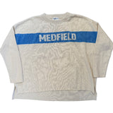 Town Pride - Relaxed Sweater with Stripe Natural Medfield