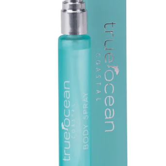 Pocket Size Body Spray – compact, ocean-scented mist designed for on-the-go freshness with clean, coastal notes, available at Be Charmed