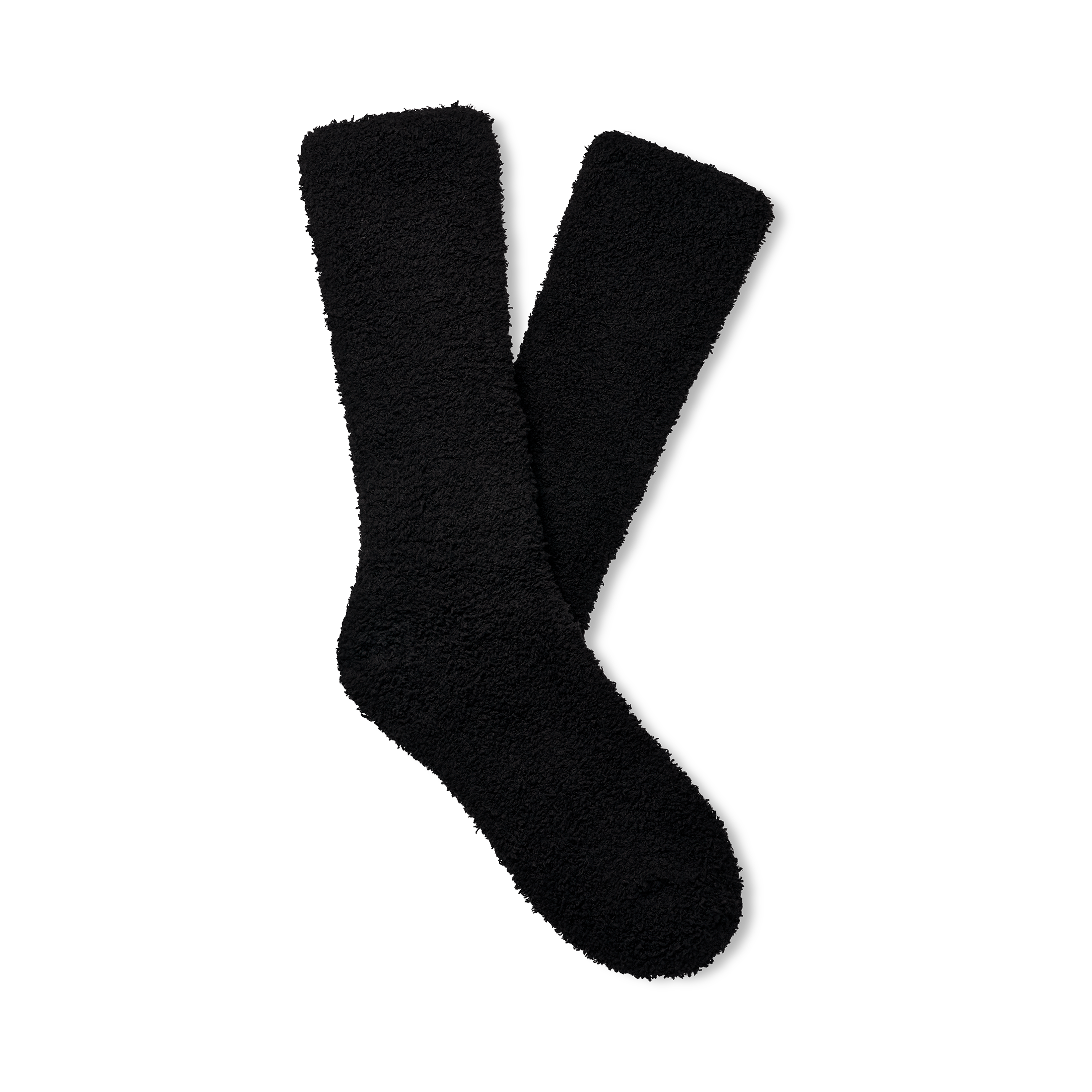 Pair of Mens UGG black socks on a white background. Available at Be Charmed.