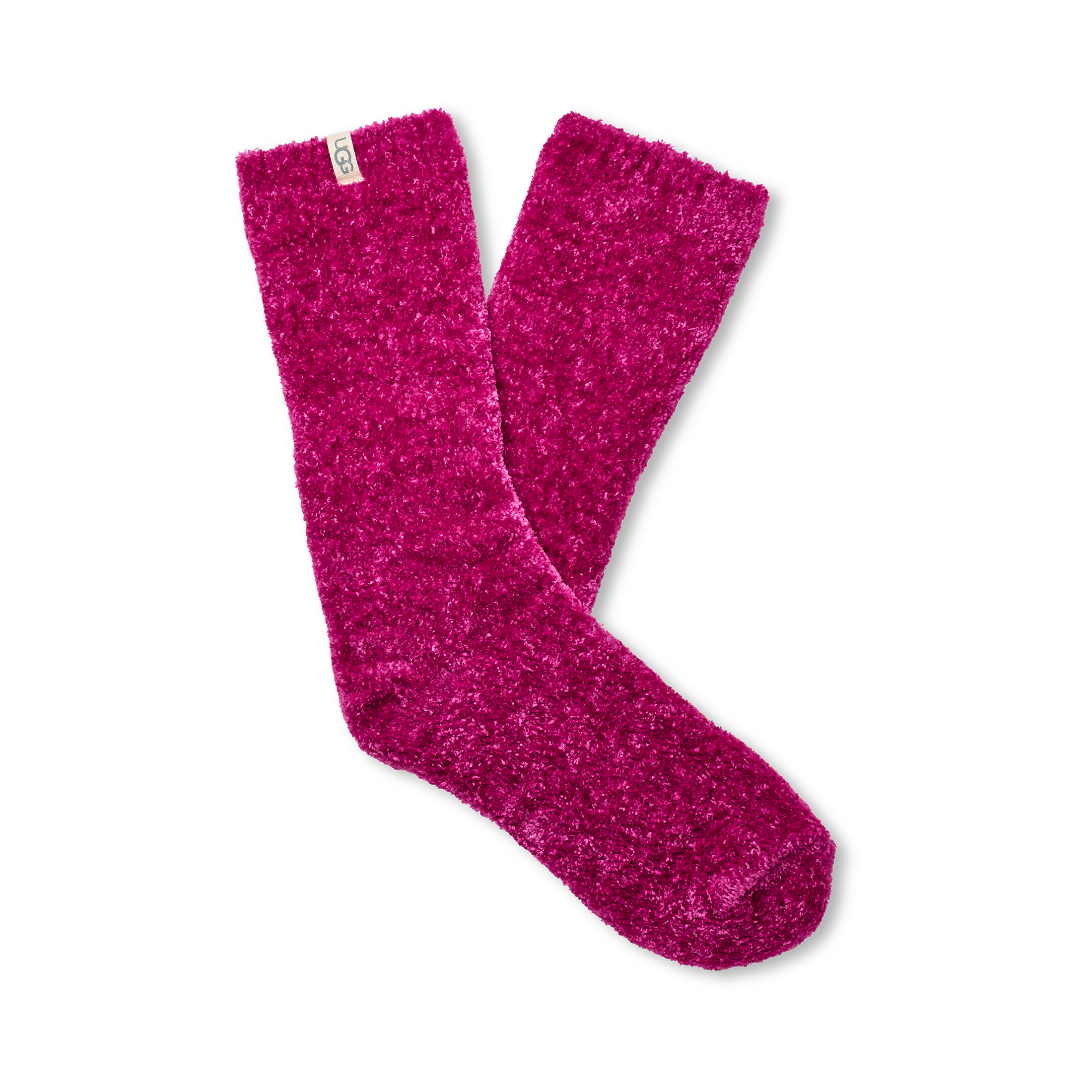 UGG Chroma Pink Leda Cozy Sock – ultra-soft women’s socks perfect for lounging, layering, or gifting. Available at Be Charmed.