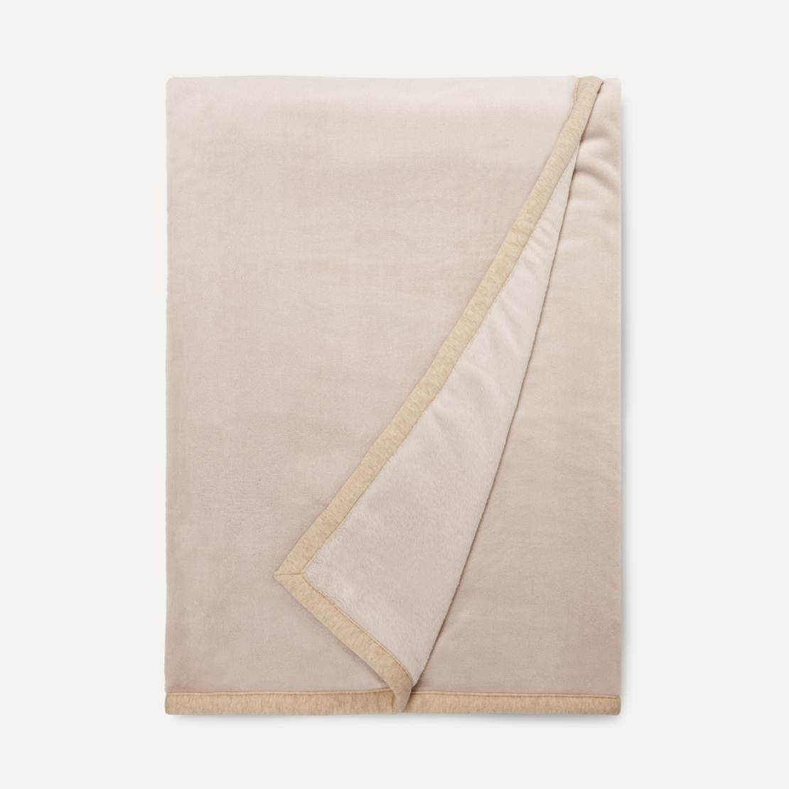 UGG Oatmeal Heather Duffield II Throw Blanket ultra-soft double-sided plush fleece blanket, available at Be Charmed.