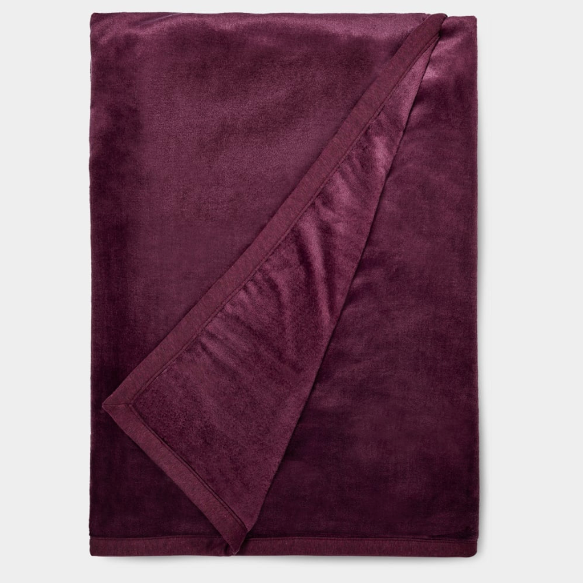 UGG Port Heather Duffield II Throw Blanket ultra-soft double-sided plush fleece blanket, available at Be Charmed.