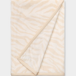 UGG White Zebra Duffield II Throw Blanket ultra-soft double-sided plush fleece blanket, available at Be Charmed.