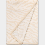 UGG White Zebra Duffield II Throw Blanket ultra-soft double-sided plush fleece blanket, available at Be Charmed.