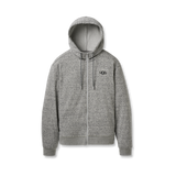 Gray Mens UGG hoodie with a brand logo on a white background. Available at Be Charmed. 