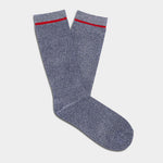 UGG Men’s Navy Kyro Cozy Crew Socks – soft and plush men’s crew socks for lounging or layering. Available at Be Charmed.