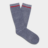 UGG Men’s Navy Kyro Cozy Crew Socks – soft and plush men’s crew socks for lounging or layering. Available at Be Charmed.