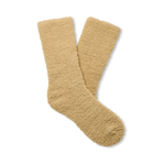 Pair of beige socks on a white background. Available at Be Charmed