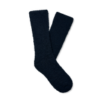 Pair of dark blue socks on a white background. Available at Be Charmed
