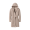 UGG Women's Amari Rib Robe in Granite grey textured hooded cozy knit loungewear, available at Be Charmed.