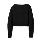 Black UGG sweater on a white background. Available at Be Charmed. 