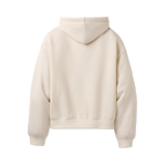 Beige UGG Nimbus hoodie on a white background. Available at Be Charmed. 