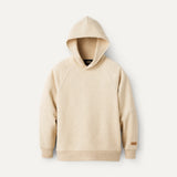 Sand Heather UGG hoodie on a white background. Available at Be Charmed. 