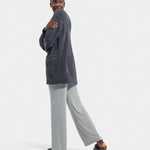 UGG Women's Joselyn Cardigan II in Obsidian black long open-front knit sweater, available at Be Charmed.