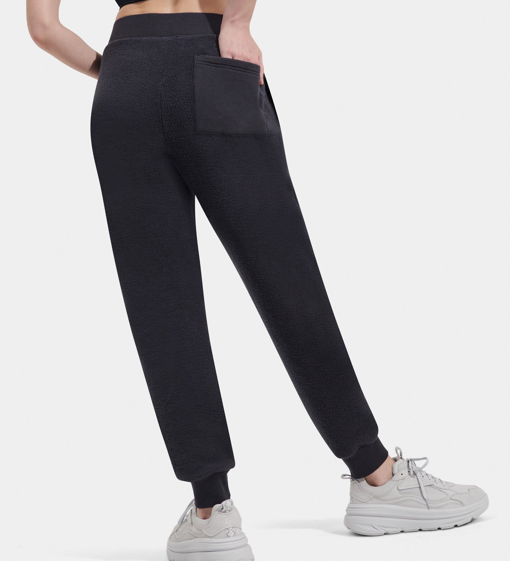 UGG Women's Sofiana Mixed Jogger in Ink blue relaxed knit loungewear pant, available at Be Charmed.