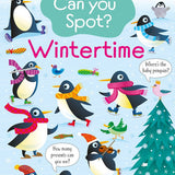 Usborne children's book cover with penguins and winter elements. Available at Be Charmed