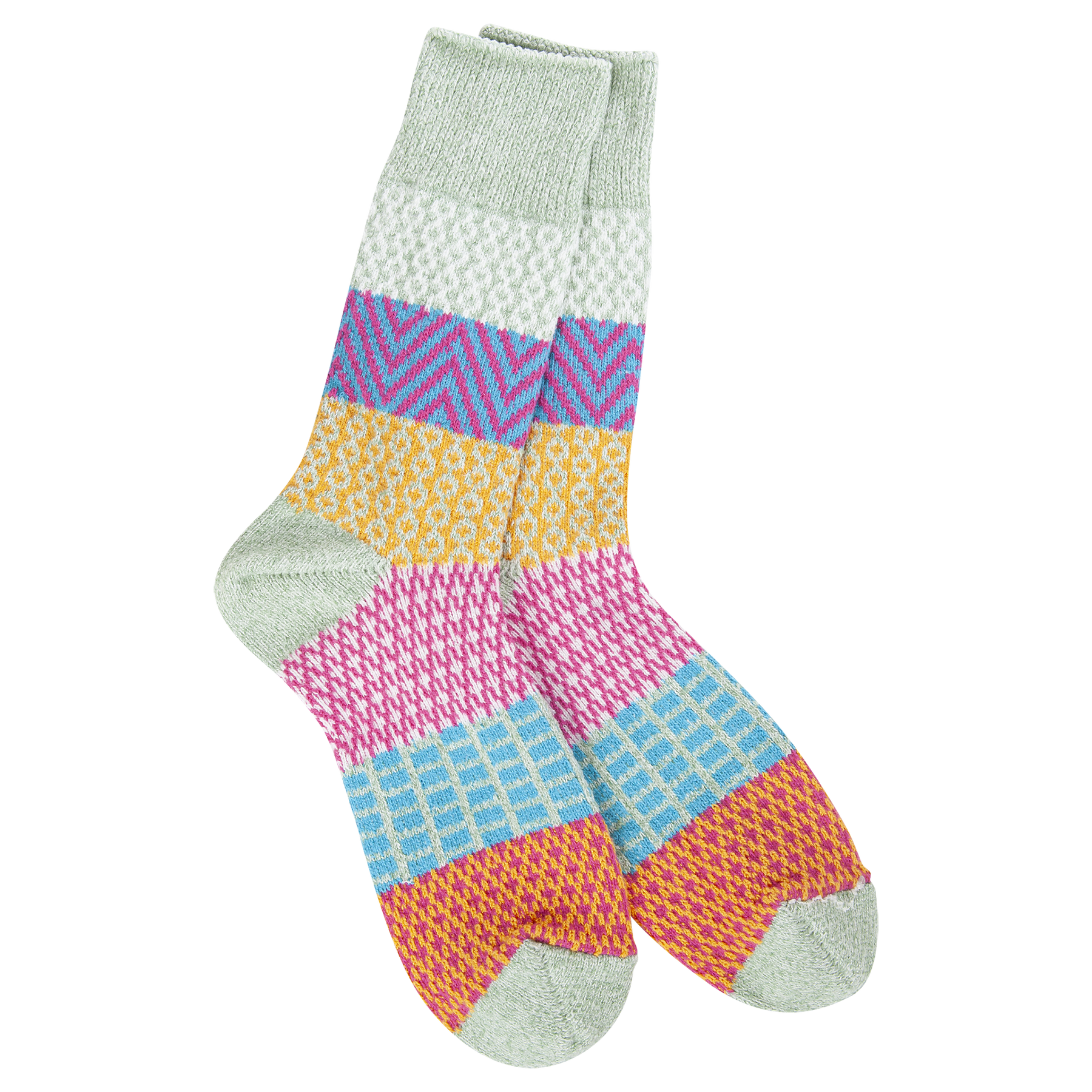 World's Softest Socks Sage Gallery Crew
