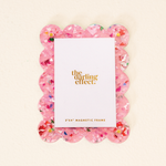 The Darling Effect Confetti Pink Mini Acrylic Picture Frame/Magnet
