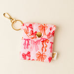 The Darling Effect Puffy Earbud Case Keychain Blushing Bows
