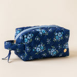 The Darling Effect Essentials Quilted Cosmetic Pouch Endless Daydream Navy