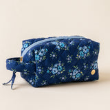 The Darling Effect Essentials Quilted Cosmetic Pouch Endless Daydream Navy