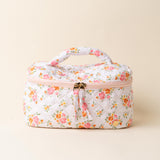 The Darling Effect Glam & Go Quilted Cosmetic Bag Endless Daydream Cream