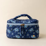The Darling Effect Glam & Go Quilted Cosmetic Bag Endless Daydream Navy