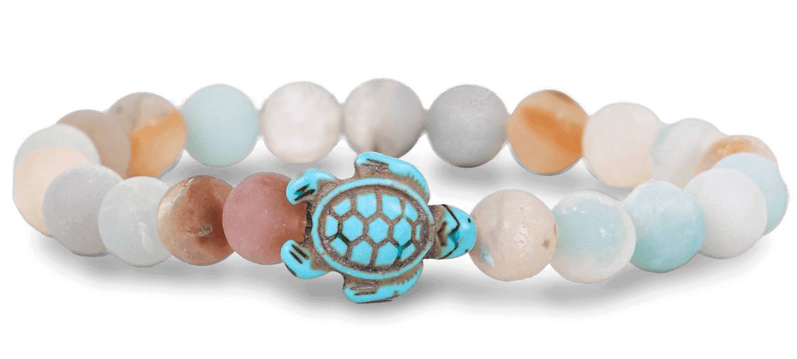 Fahlo The Turtle Journey Bracelet Sky Stone