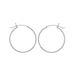 Wheeler Sterling Silver .94" Hoop Earring