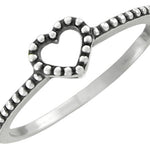 Wheeler Heart Sterling Silver Ring 
