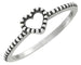 Wheeler Heart Sterling Silver Ring 