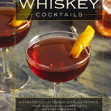 Book cover of 'Whiskey Cocktails' with a cocktail and text. Available at Be Charmed