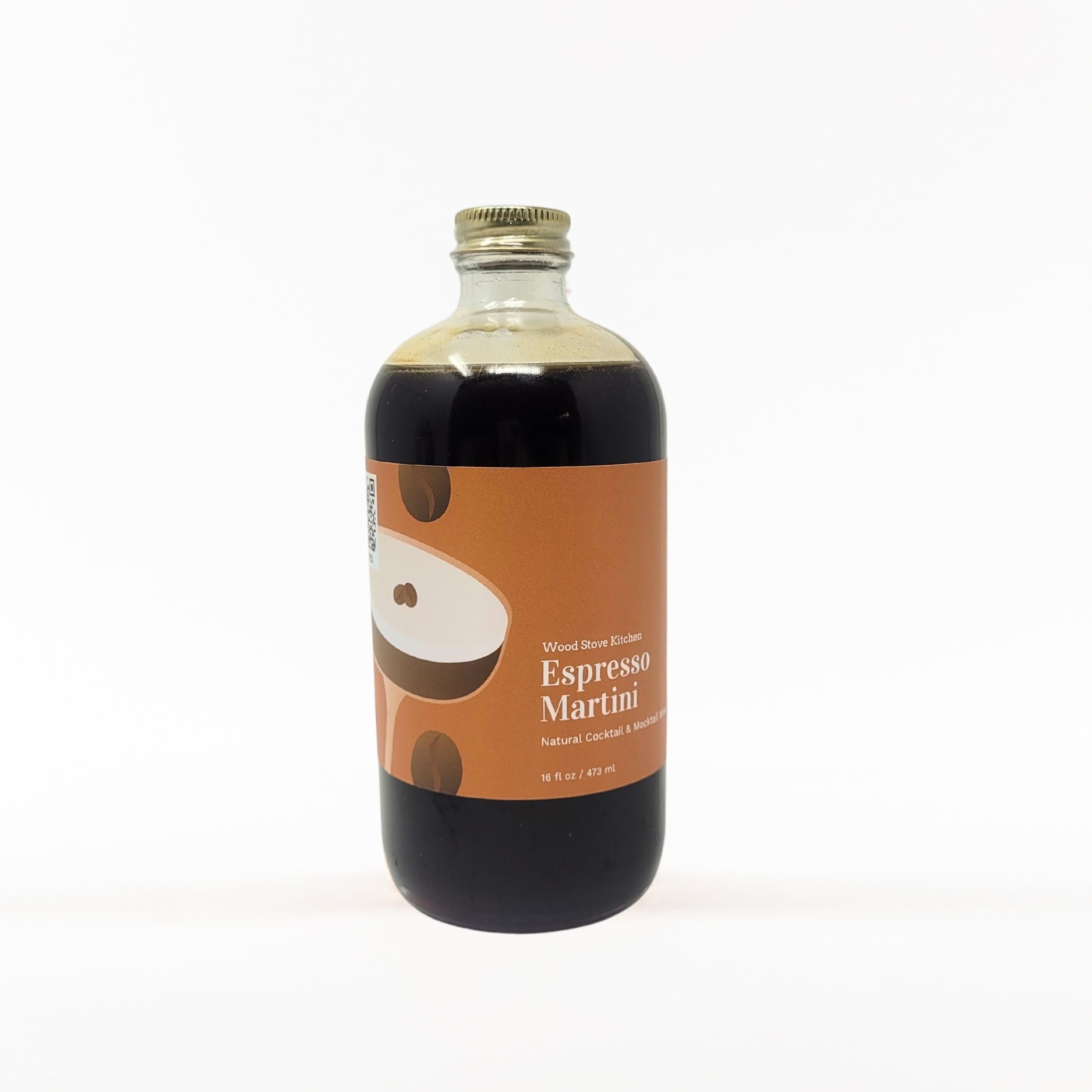 Wood Stove Kitchen Espresso Martini Mixer—smooth, bold coffee flavor for easy, barista-style cocktails. Available at Be Charmed.
