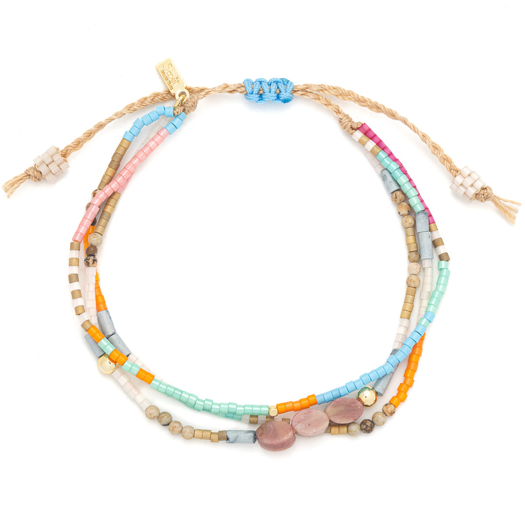 LScout Curated Wears Love Mixed Media Bracelet