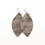 Keva -  Small  Luna Leather Earrings