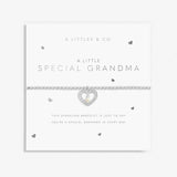 A Littles & Co Silver Special Grandma Bracelet on Card