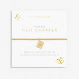 A Littles & Co Gold New Chapter Bracelet on Card