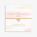 A Littles & Co Gold Happy Mother's Day Bracelet on Card