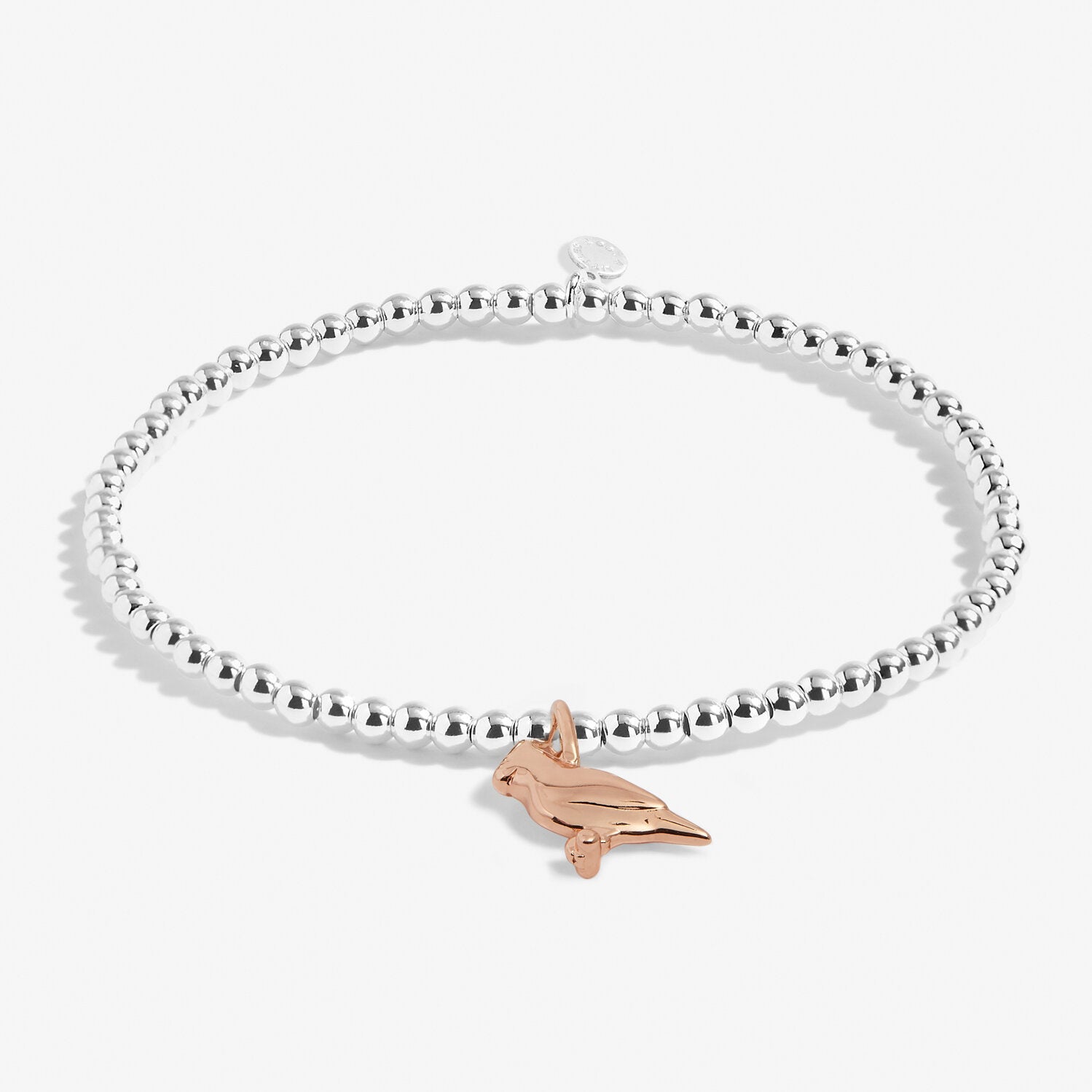 A Littles & Co Silver Red Cardinal Bracelet 