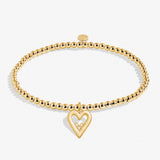 A Littles & Co Gold Happy Birthday Daughter Bracelet