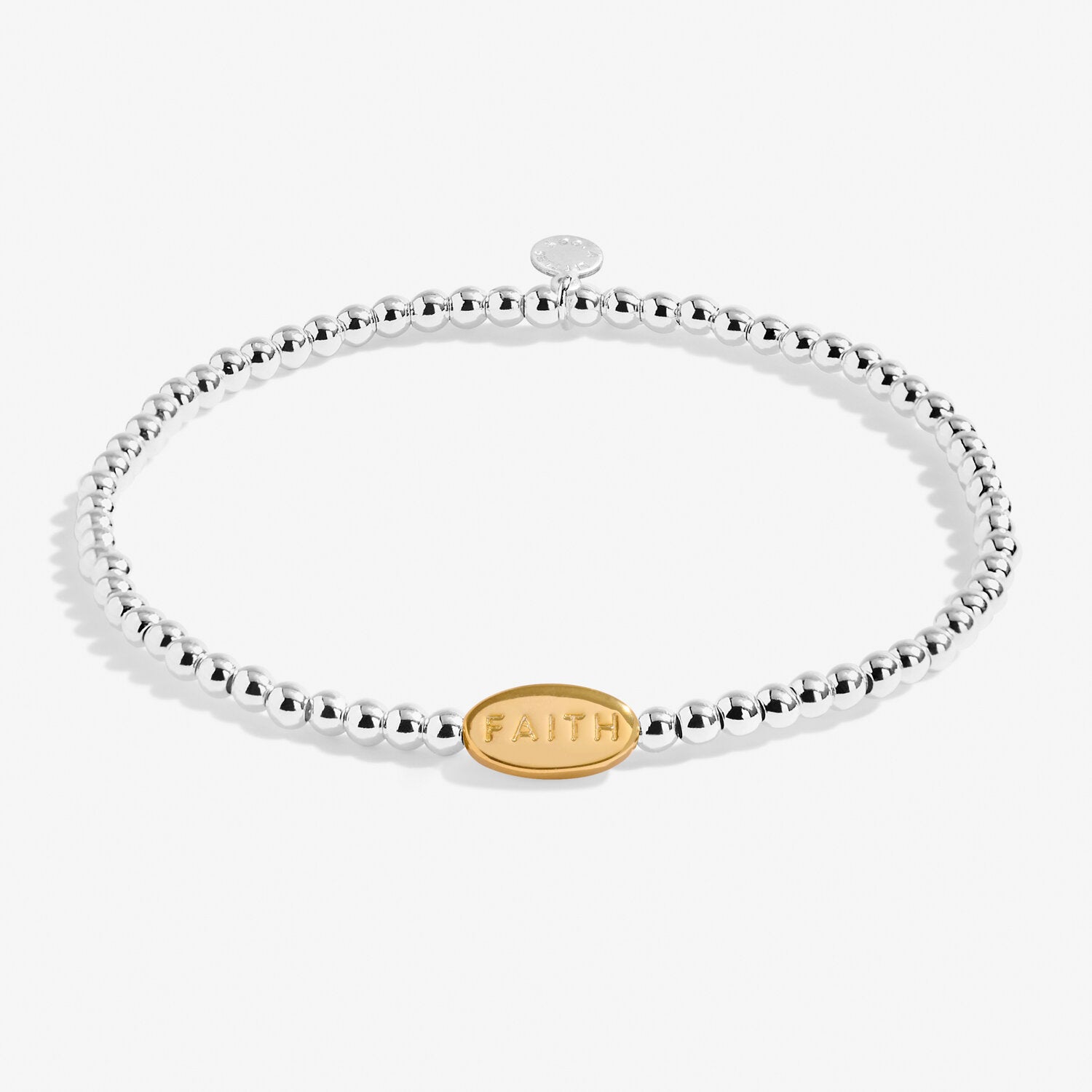 A Littles & Co Silver & Gold Faith Bracelet 