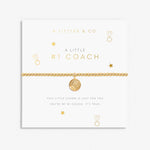 A Littles & Co Gold Number 1 Coach Bracelet on Card