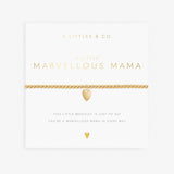 A Littles & Co Gold Marvelous Mama Bracelet on Card