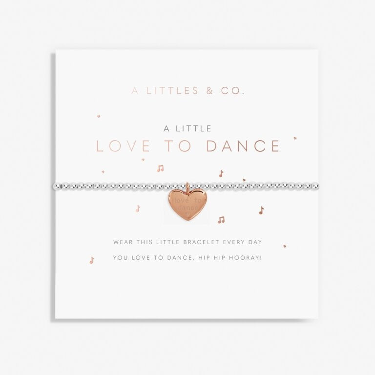A Littles & Co Children's Silver Love To Dance Bracelet 
