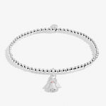 A Littles & Co Children's Silver Angels Watching Over You Bracelet