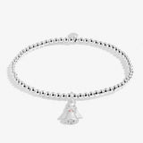 A Littles & Co Children's Silver Angels Watching Over You Bracelet