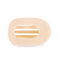 Teleties Larege Flat Round Clip Almond Beige