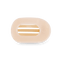 Teleties Small Flat Round Clip Almond Beige